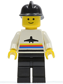 Airport - Classic, Black Legs, Black Fire Helmet (air001)