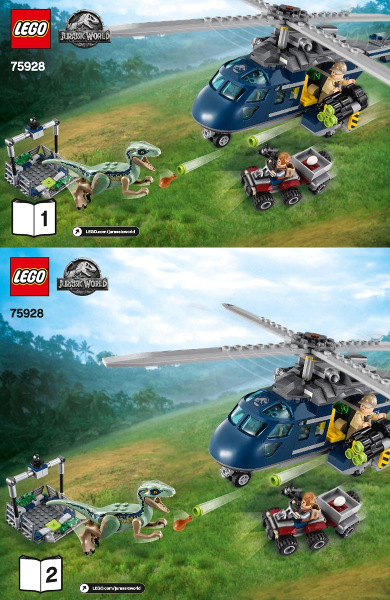 75928 Blue's Helicopter Pursuit (Certified) LEGO Jurassic World
