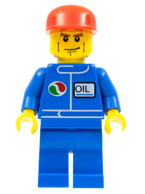 Octan - Blue Oil, Blue Legs, Red Cap, Chin Dimple (oct049)
