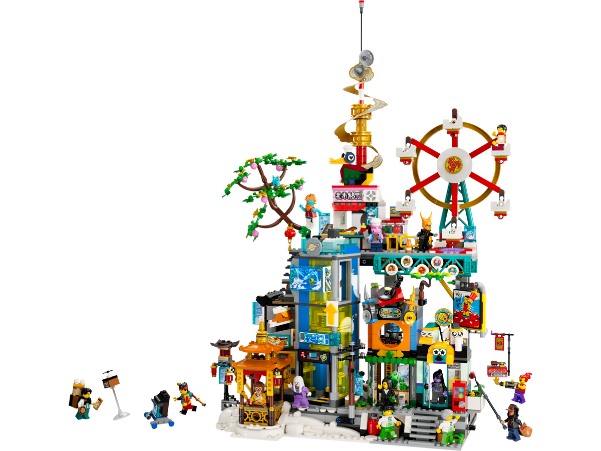 80054 Megapolis City 5th Anniversary (Used) LEGO Monkie Kid