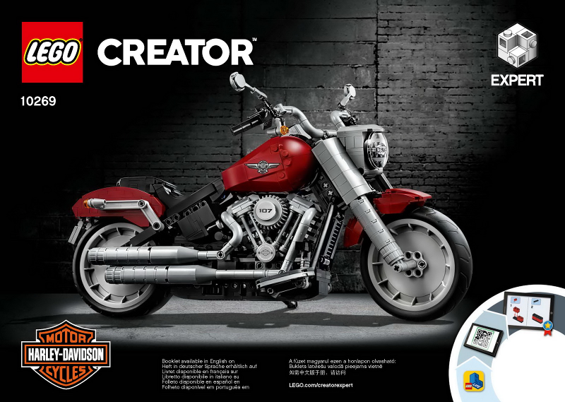 10269 Harley-Davidson Fat Boy (Used) LEGO Creator Expert