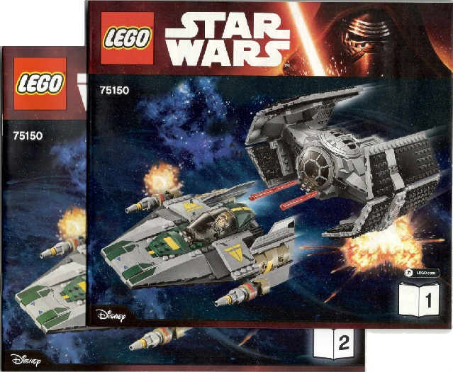 75150 Vader's TIE Advanced vs. A-Wing Starfighter (Certified) LEGO Star Wars