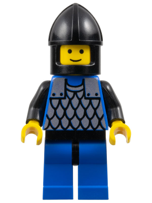 Scale Mail - Blue, Blue Legs with Black Hips, Black Chin-Guard (cas141)