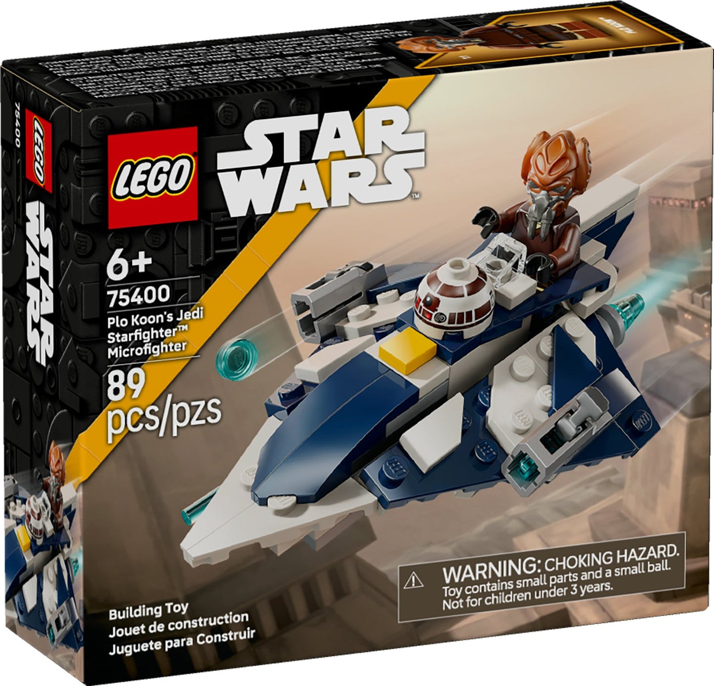 75400 Plo Koon's Jedi Starfighter Microfighter