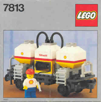 7813 Shell Tanker Wagon (Used) LEGO Trains