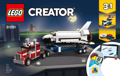 31091 Shuttle Transporter (Used) LEGO Creator