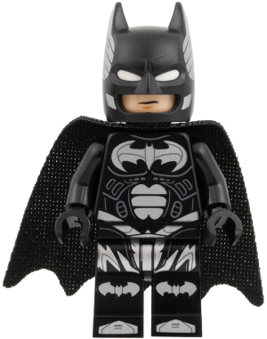 Batman - Black Suit with Silver Bats and Trim (sh1119)