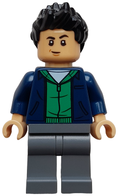 Kenji Kon - Dark Blue Jacket over Green Hoodie