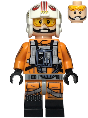 Luke Skywalker - Pilot Suit, Printed Arms, Black Boots (sw1267)
