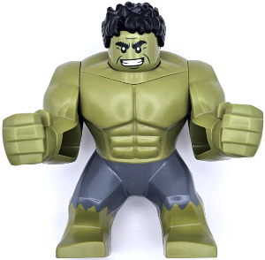 Hulk - Giant, Dark Bluish Gray Pants, Smile (sh0932)