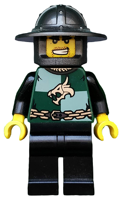 Kingdoms - Dragon Knight Quarters, Helmet with Broad Brim, Bared Teeth (cas455)