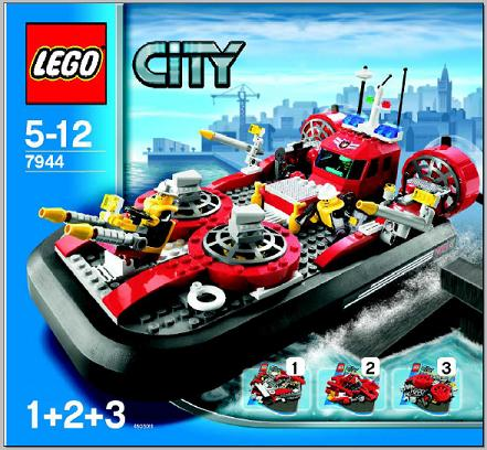 7944 Fire Hovercraft (Certified) LEGO City
