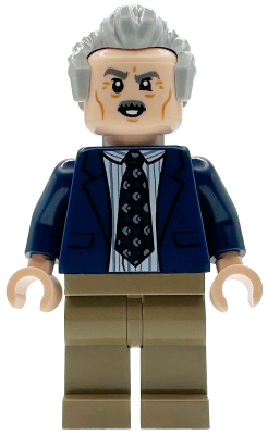 J. Jonah Jameson - Dark Blue Suit, Light Bluish Gray Hair (sh1100)