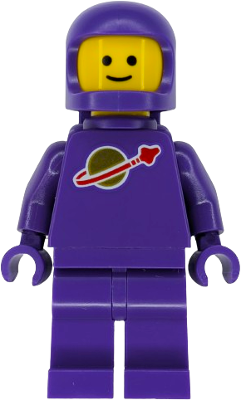 Classic Space - Dark Purple with Air Tanks and Updated Helmet (The Dreamer) (sp139)