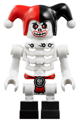 Krazi (Skulkin) - Vertical Grip Hands, Red and Black Jester Hat (njo0247)