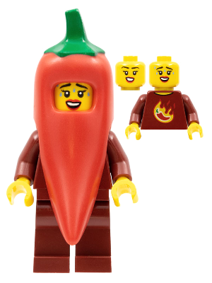 Chili Costume Fan, Series 22 (Minifigure Only) (col387)