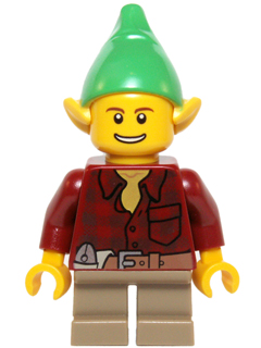 Elf - Dark Red Flannel Shirt (hol050)