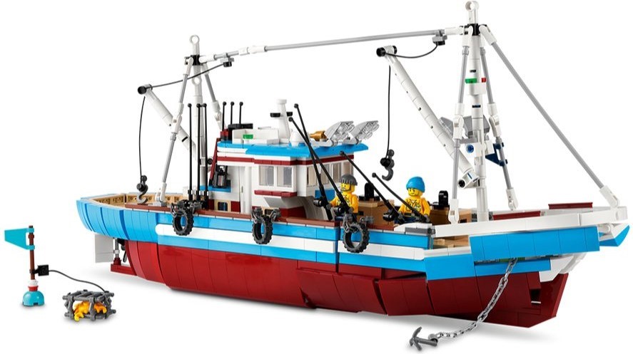 910010 Great Fishing Boat (Used) LEGO BrickLink