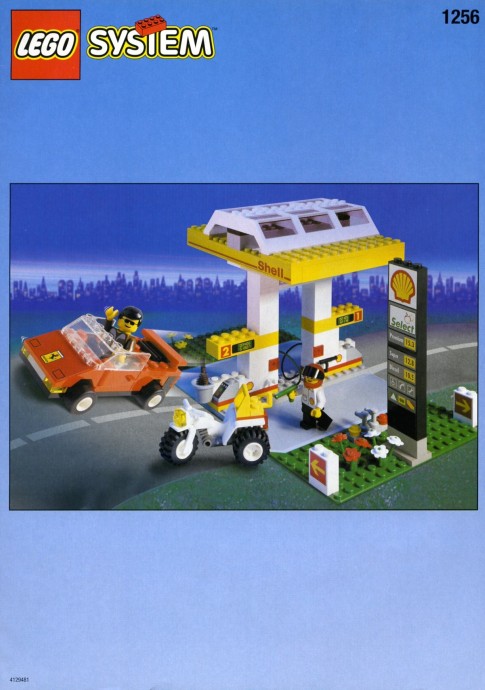 1256 Shell Service Station (Certified) LEGO Town