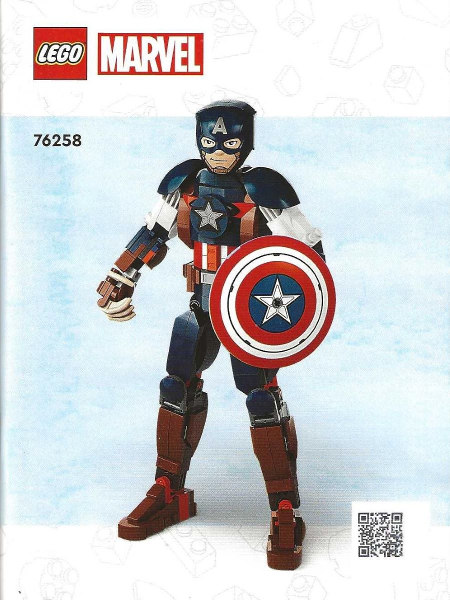 76258 Captain America Construction Figure (Certified) LEGO Super Heroes