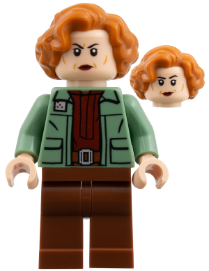 Colonel Ward - Sand Green Jacket, Reddish Brown Legs (sw1526)