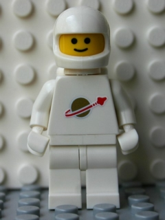 Classic Space - White with Air Tanks and Motorcycle (Standard) Helmet (Reissue) (sp006new)