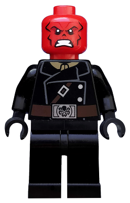 Red Skull - Dark Brown Belt (sh0107)