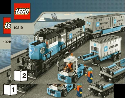 10219 Maersk Container Train (Used) LEGO Icons