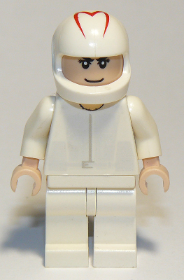 Speed Racer, White Racing Coveralls (sr008)
