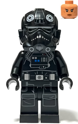 Imperial TIE Fighter / Interceptor Pilot - Female, Nougat Head (sw1260)