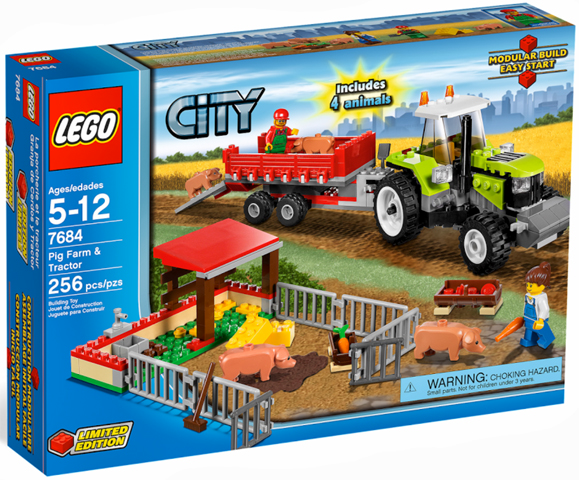 7684 Pig Farm & Tractor (Retired) LEGO City
