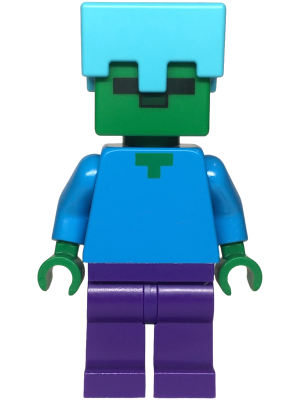 Zombie - Dark Purple Legs, Medium Azure Helmet (min174)
