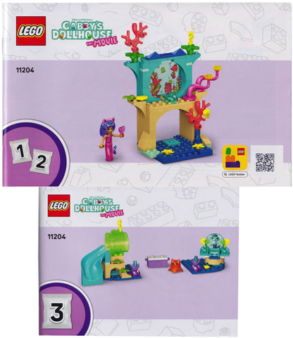 11204 Mermaid Gabby's Aquarium Adventure (Certified) LEGO Gabbys Dollhouse