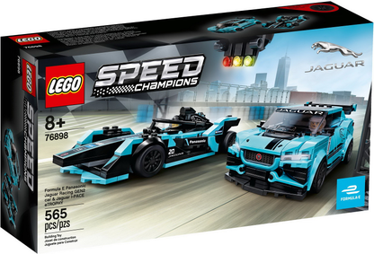 76898 Formula E Panasonic Jaguar Racing GEN2 Car & Jaguar I-PACE eTROPHY (Retired) LEGO Speed Champions