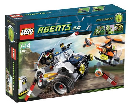 8969 4-Wheeling Pursuit (Retired) LEGO Agents