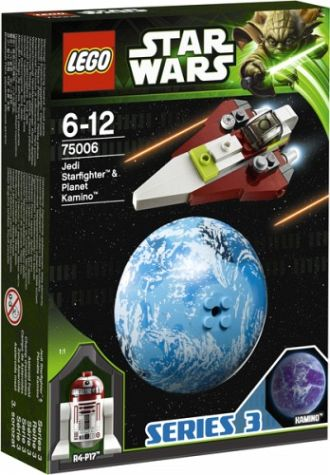 75006 Jedi Starfighter & Planet Kamino (Retired) LEGO Star Wars