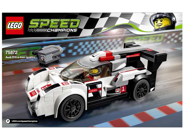75872 Audi R18 e-tron quattro (Certified) LEGO Speed Champions