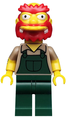 Groundskeeper Willie (Minifigure Only) (sim039)