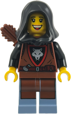 Wolfpack - Female, Black Hood, Quiver (bdp281)