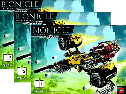 8942 Jetrax T6 (Yellow Version) (Certified) LEGO BIONICLE