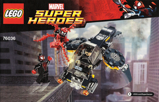 76036 Carnage's SHIELD Sky Attack (Used) LEGO Super Heroes