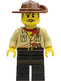 Johnny Thunder in Desert Outfit with Cleft Chin (Orient Expedition) (adv051)