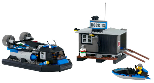 7045 Hovercraft Hideout (Used) LEGO Town