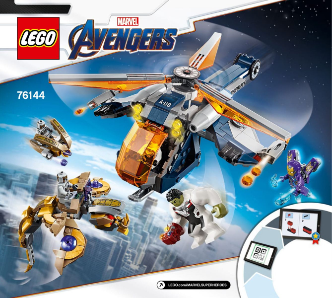 76144 Avengers Hulk Helicopter Rescue (Certified) LEGO Super Heroes
