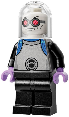 Mr. Freeze - Flat Silver and Black Outfit (sh0963)