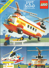 6482 Rescue Helicopter (Used) LEGO Town
