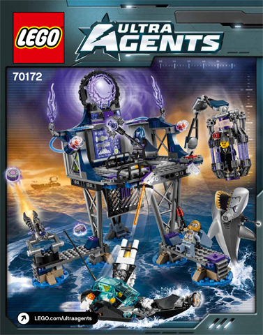 70172 AntiMatter's Portal Hideout (Used) LEGO Ultra Agents