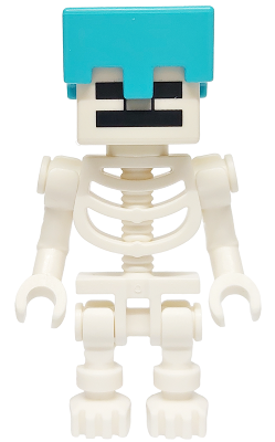 Skeleton, Minecraft - Medium Azure Helmet (min178)