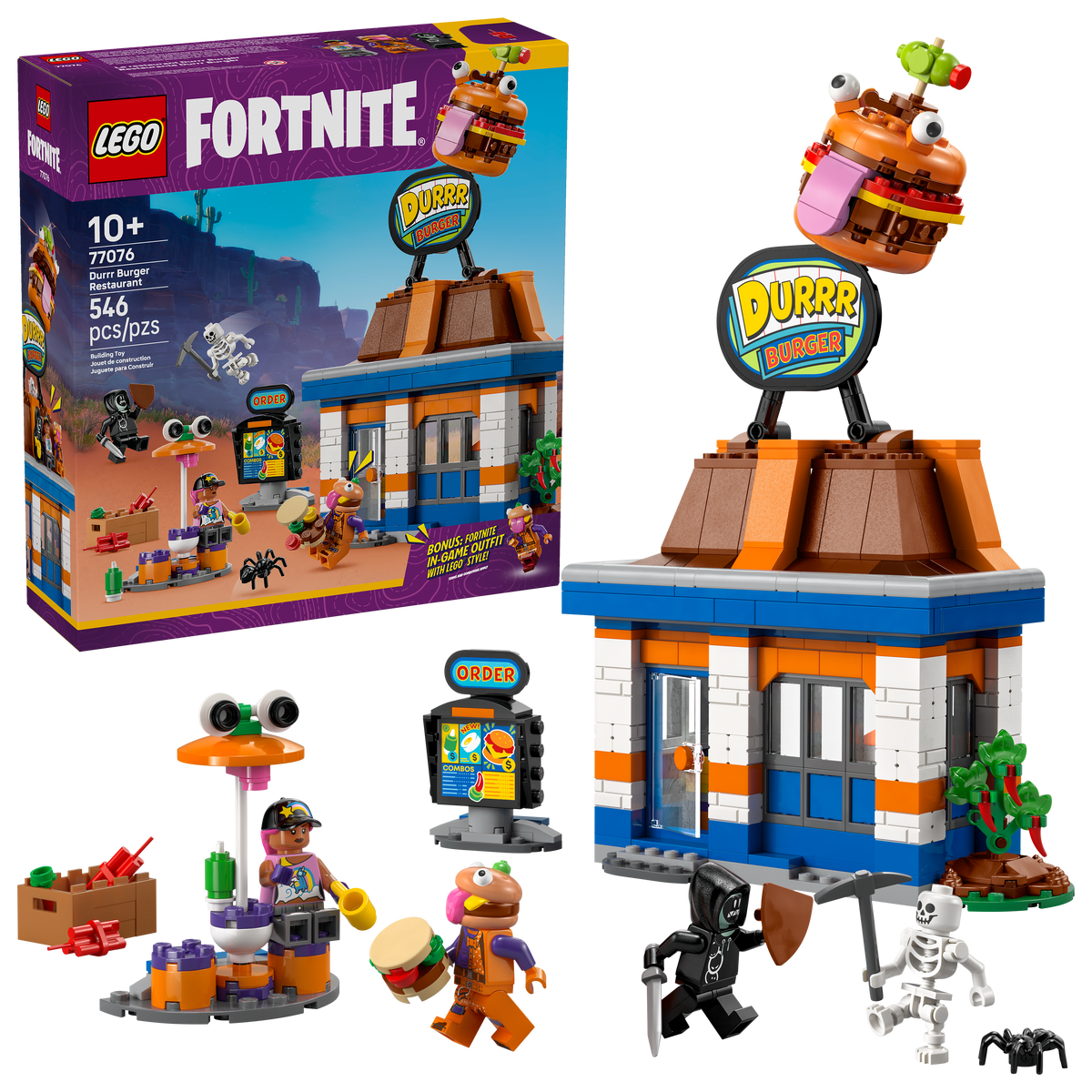 77076 Durrr Burger Restaurant (Retired) LEGO Fortnite
