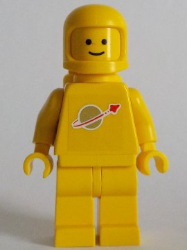 Classic Space - Yellow with Air Tanks, Stickered Torso Pattern (sp131s)